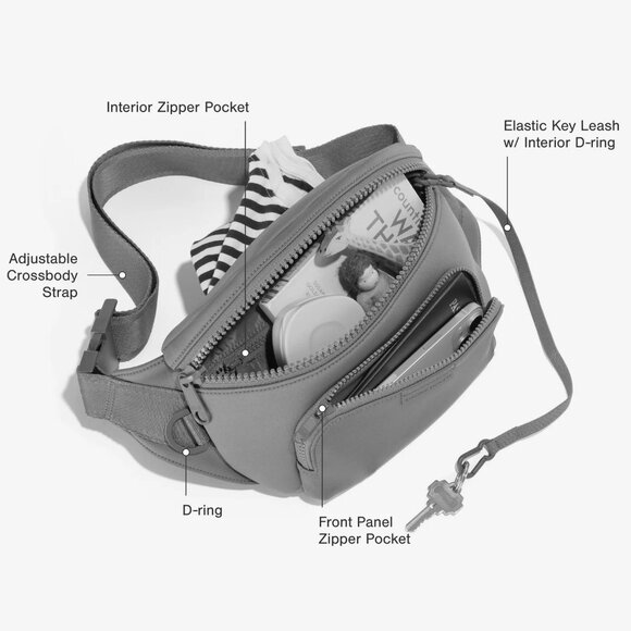 Dagne Dover Jax Large Fanny Pack in Daylight - Picture 5 of 8